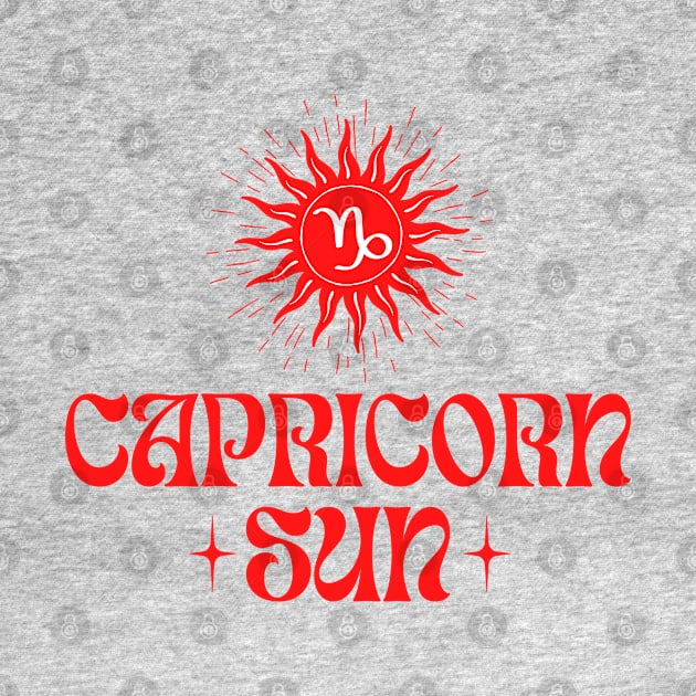 Capricorn Sun | Born in December and January | Zodiac Sign Birthday Gifts Saturn by Ranggasme